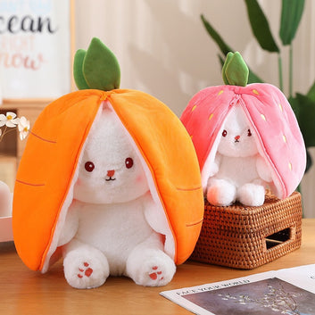 Strawberry Rabbit Plush Toy