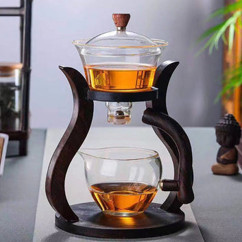 Magnetic Diversion Rotating Semi-Automatic Tea Maker