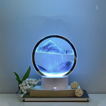 Creative Quicksand Night Light with 7 Colors